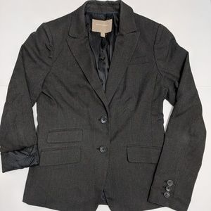 [8] Banana Republic Dark Gray Blazer